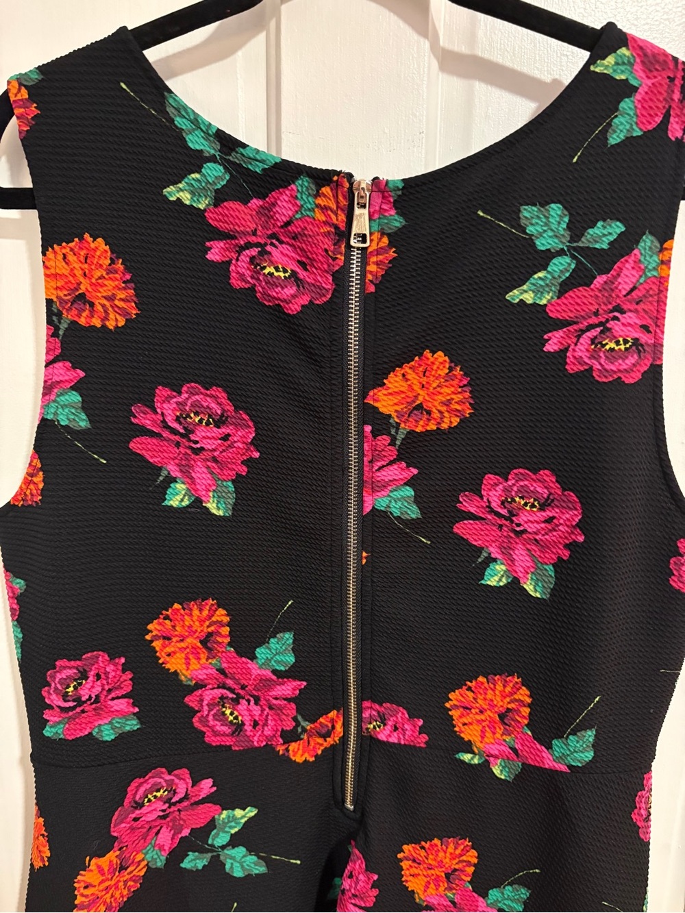 Torrid Floral High Low Peplum Tunic Sleeveless Top - Picture 4 of 7